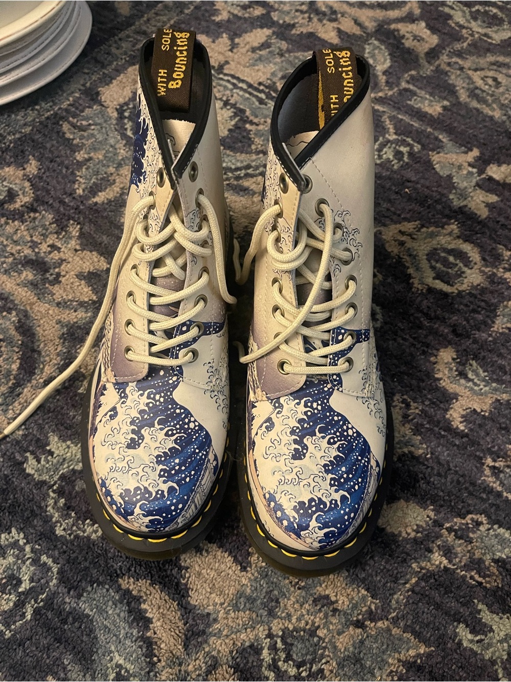 Dr. Martens x The Met 1460 "The Great Wave" Limited Edition Size 7